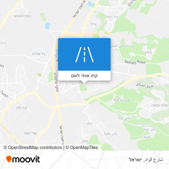 מפת شارع الواد