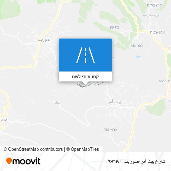 מפת شارع بيت أمر-صوريف