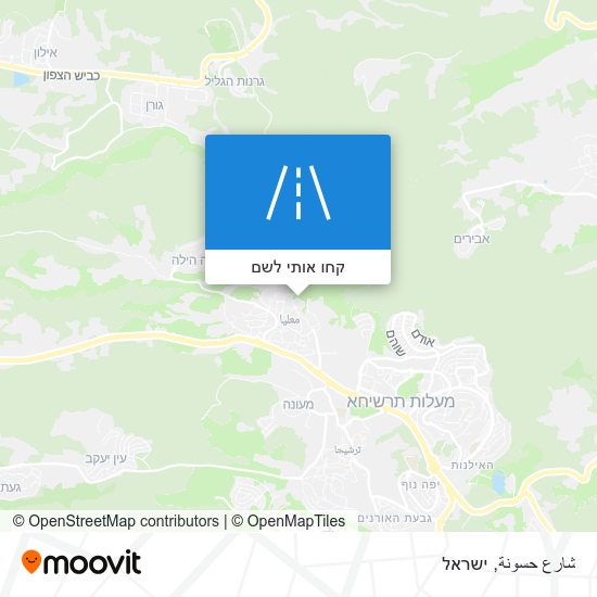 מפת شارع حسونة