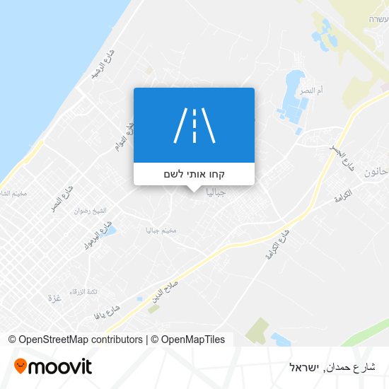 מפת شارع حمدان