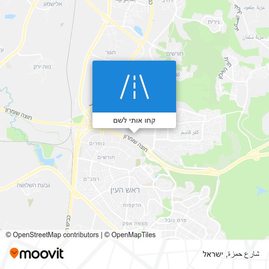 מפת شارع حمزة