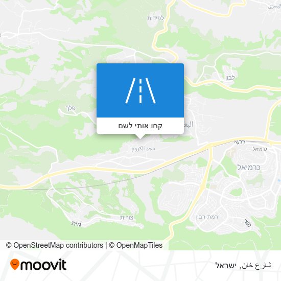 מפת شارع خان