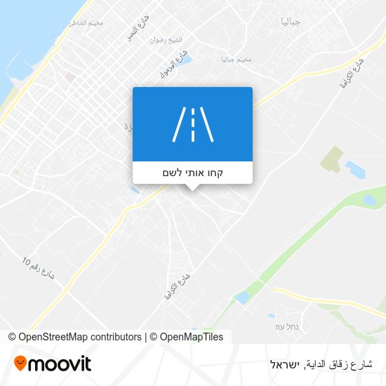 מפת شارع زقاق الداية