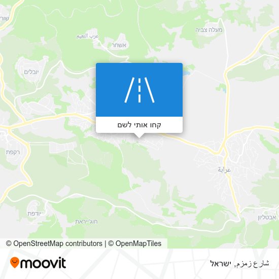 מפת شارع زمزم