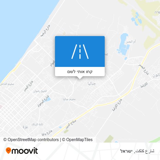 מפת شارع كتكت