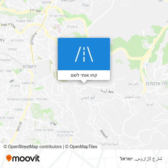 מפת شارع لازاروس