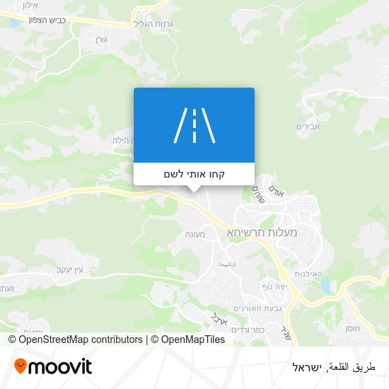מפת طريق القلعة