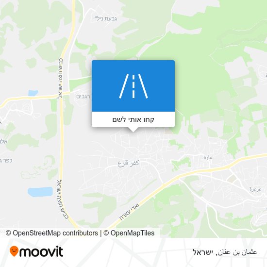מפת عثمان بن عفان