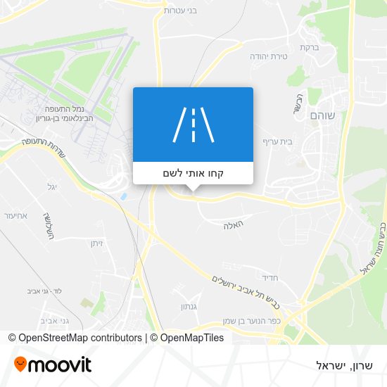 מפת שרון