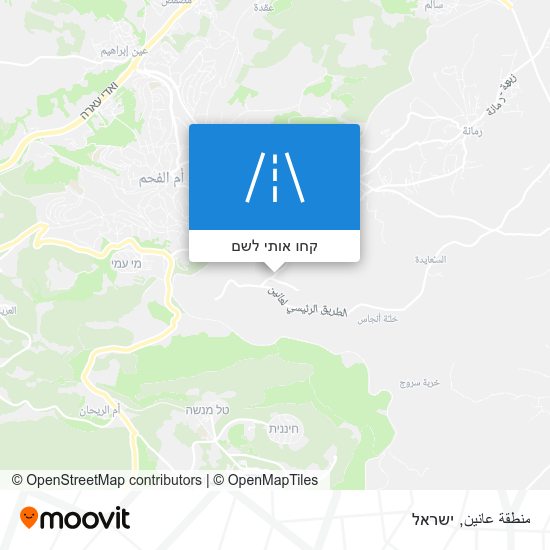 מפת منطقة عانين