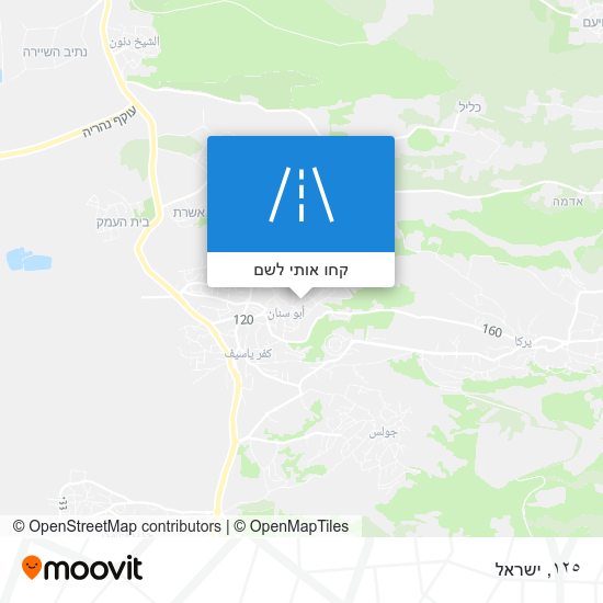 מפת ١٢٥