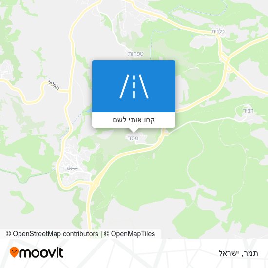 מפת תמר