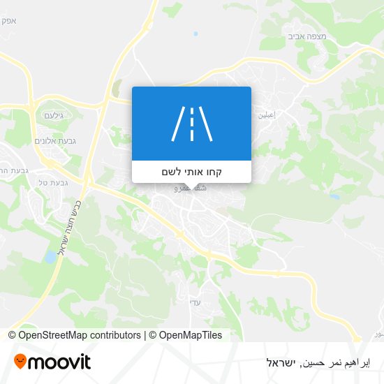 מפת إبراهيم نمر حسين