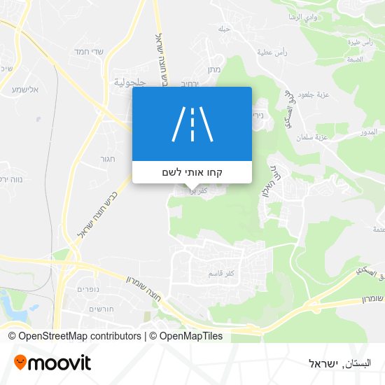 מפת البستان