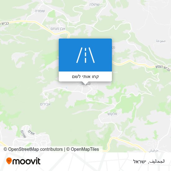 מפת الجحاليف