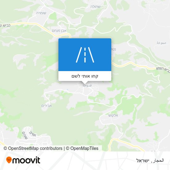 מפת الحجار