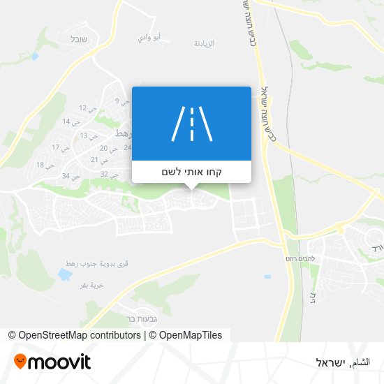 מפת الشام