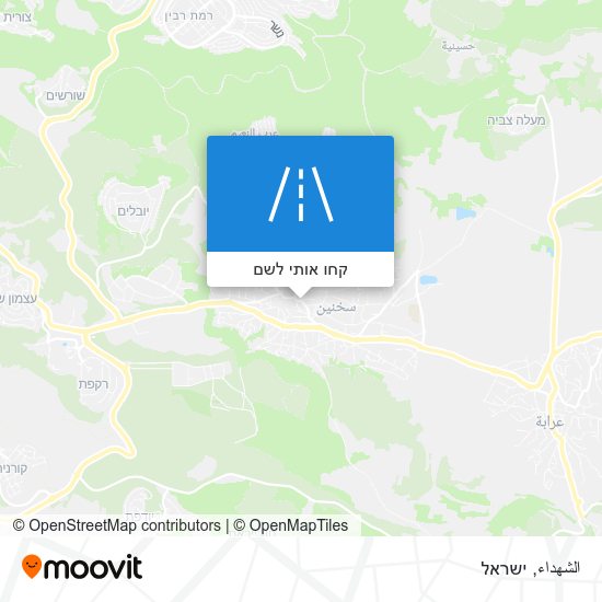 מפת الشهداء