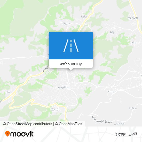 מפת القدس
