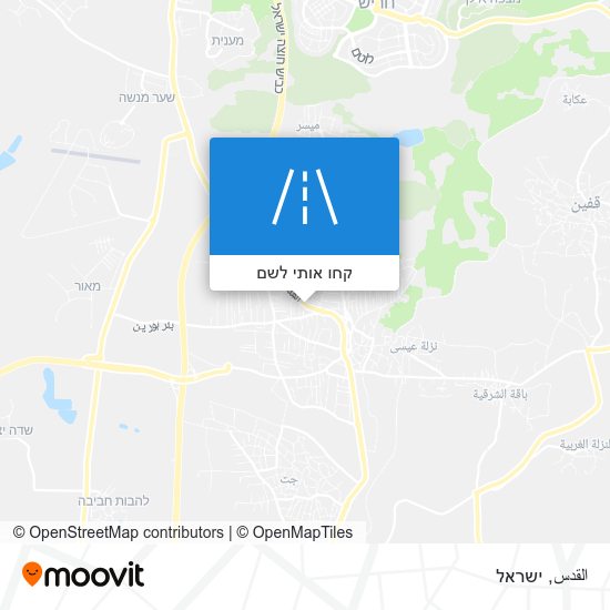 מפת القدس