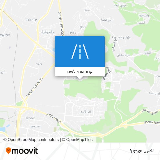 מפת القدس