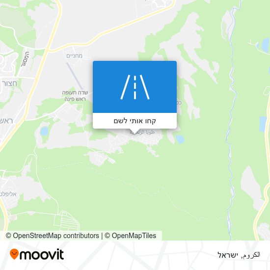 מפת الكروم
