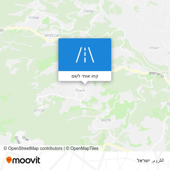 מפת الكروم