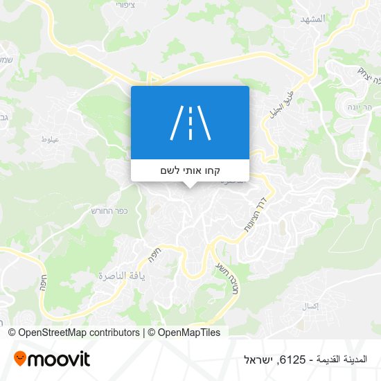 מפת المدينة القديمة - 6125