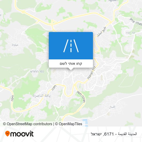 מפת المدينة القديمة - 6171