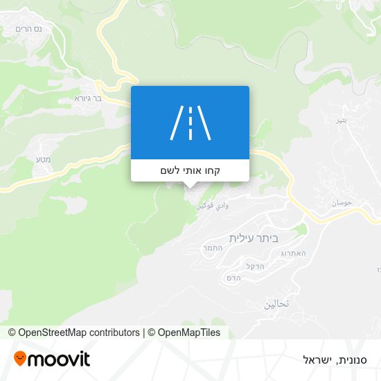 מפת סנונית