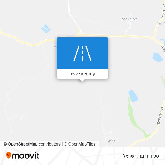 מפת סכין חרמון
