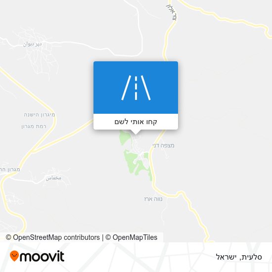 מפת סלעית