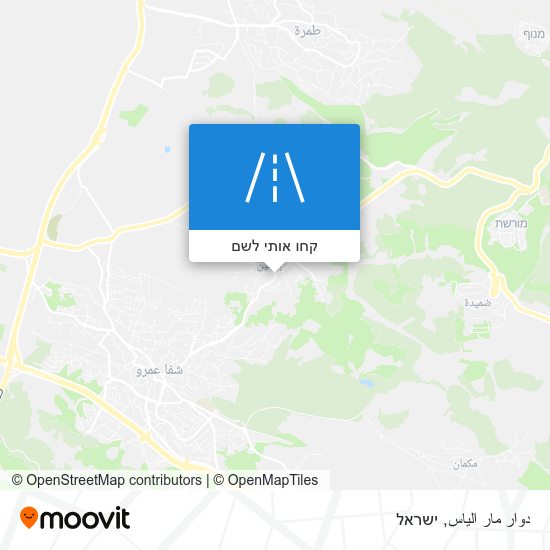 מפת دوار مار الياس
