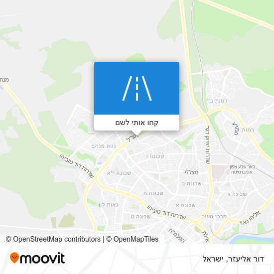 מפת דור אליעזר