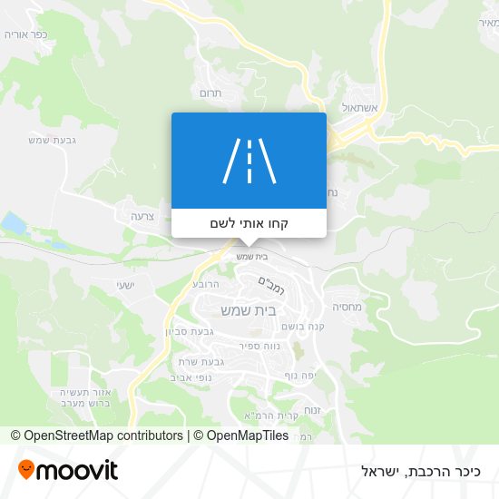 מפת כיכר הרכבת
