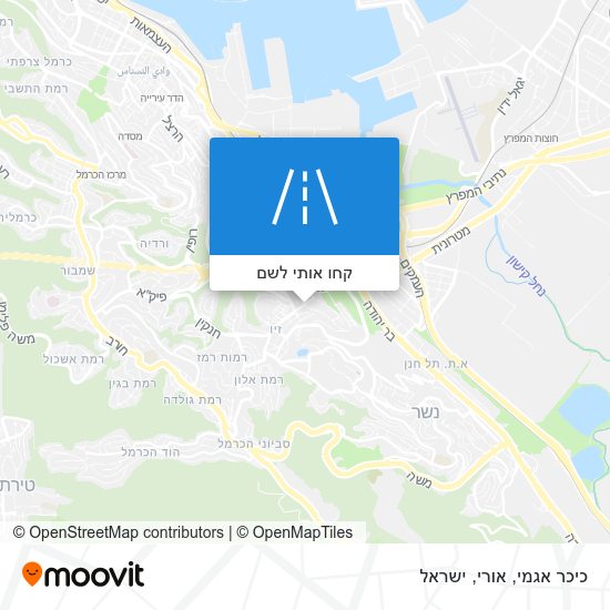 מפת כיכר אגמי, אורי