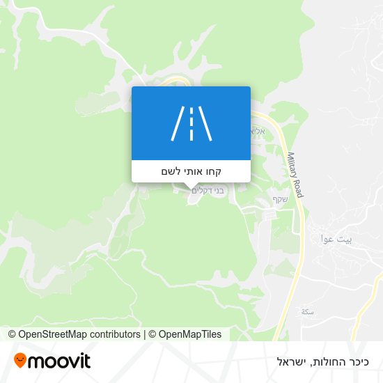 מפת כיכר החולות