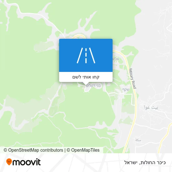 מפת כיכר החולות