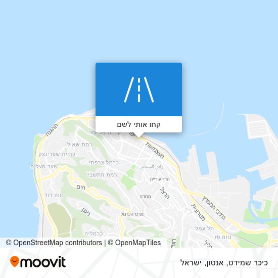 מפת כיכר שמידט, אנטון
