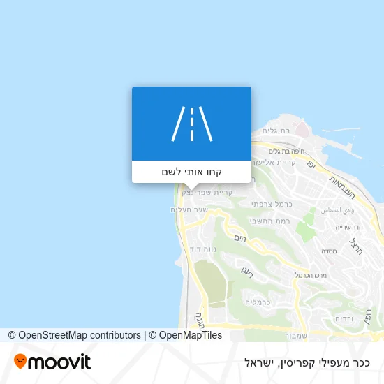 מפת ככר מעפילי קפריסין