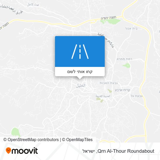 מפת Qrn Al-Thour Roundabout