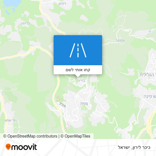 מפת כיכר לירון