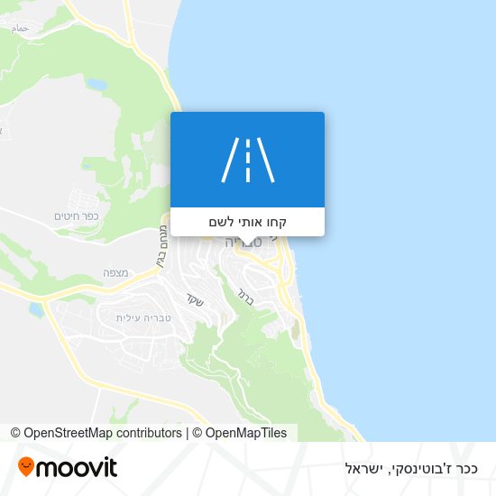 מפת ככר ז'בוטינסקי