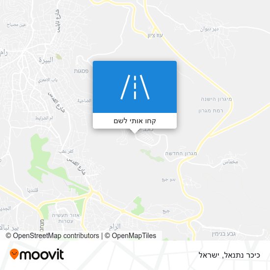 מפת כיכר נתנאל