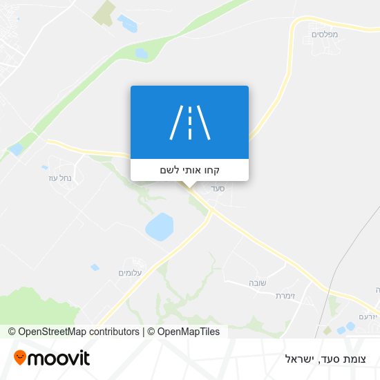 מפת צומת סעד