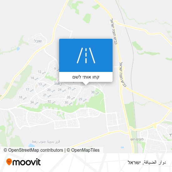 מפת دوار الضيافة