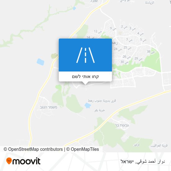 מפת دوار أحمد شوقي