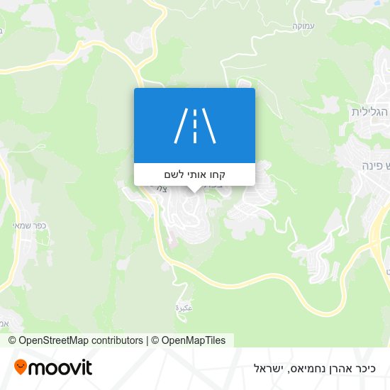 מפת כיכר אהרן נחמיאס