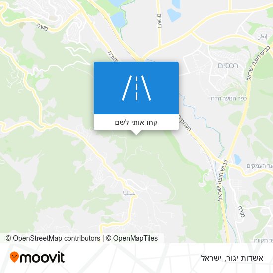 מפת אשדות יגור