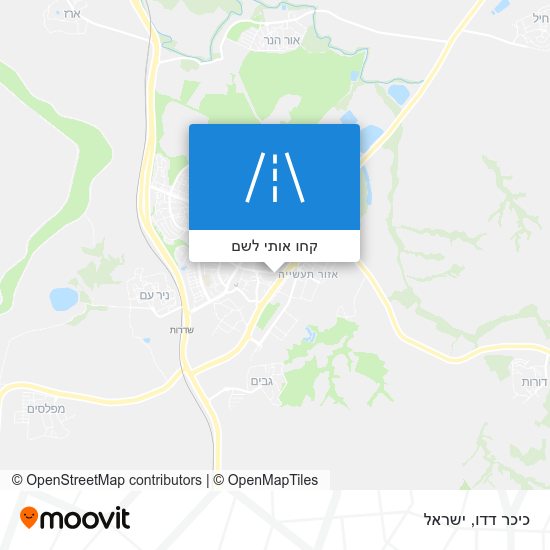 מפת כיכר דדו